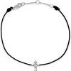 Tomfoolery White Gold & Diamond Girl Thread Bracelet Sale