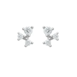 Tomfoolery White Gold & Diamond Scatter Trio Studs Sale