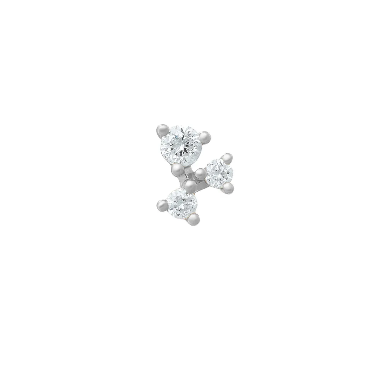 Tomfoolery White Gold & Diamond Scatter Trio Studs Sale