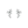 Tomfoolery White Gold & Diamond Scatter Cluster Studs Outlet