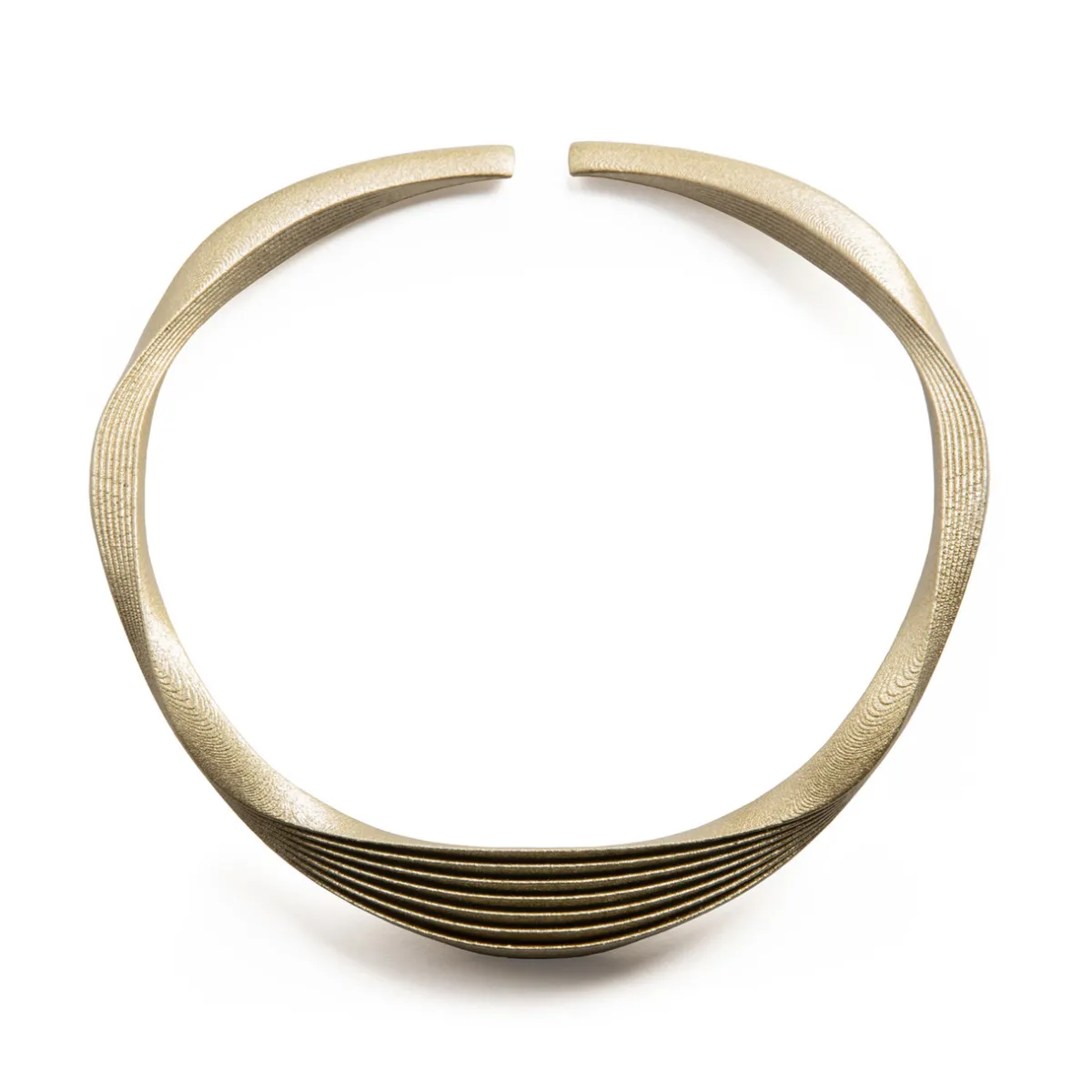 Tomfoolery White Gold Metallic Athena Necklace Sale