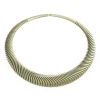 Tomfoolery White Gold Metallic Bern Necklace Outlet