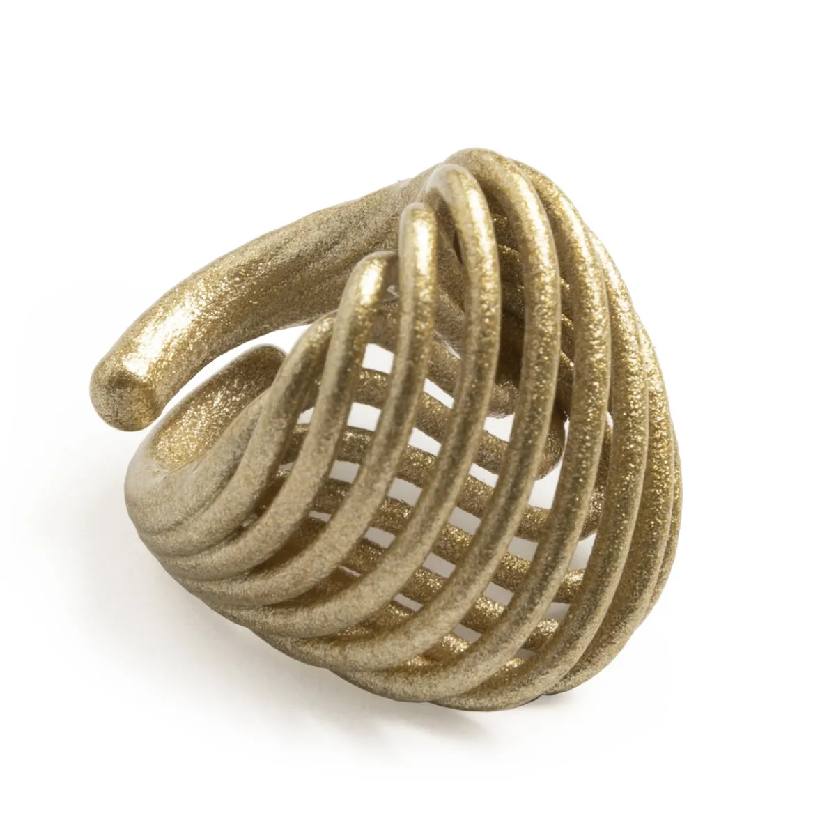 Tomfoolery White Gold Metallic Memento Ring Discount