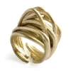 Tomfoolery White Gold Metallic Theia Ring Discount