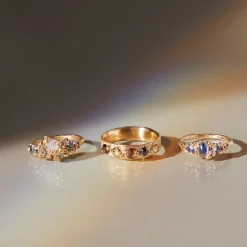 Tomfoolery Wide Mermaids Rose Cut Diamonds Ring Clearance
