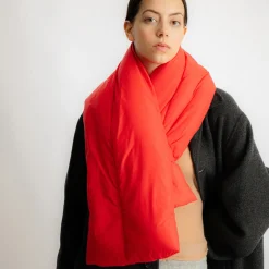 Tomfoolery Wide Padded Scarf Blue Violet Best