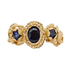 Tomfoolery Wonder Blue Sapphire Ring New