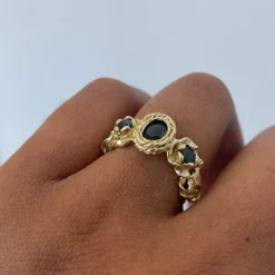 Tomfoolery Wonder Blue Sapphire Ring New