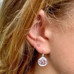 Tomfoolery World Coin Earrings in Gold Vermeil Hot