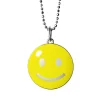 Tomfoolery Yellow Enamel Smile Pendant Necklace Clearance
