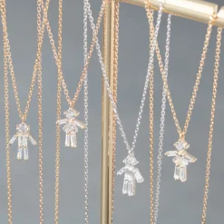 Tomfoolery Yellow Gold & Diamond Boy Pendant Fashion