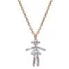 Tomfoolery Yellow Gold & Diamond Girl Pendant Sale