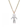 Tomfoolery Yellow Gold & Diamond Mini Boy Pendant Online