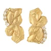 Tomfoolery Zakia White Sapphire Statement Earrings Online